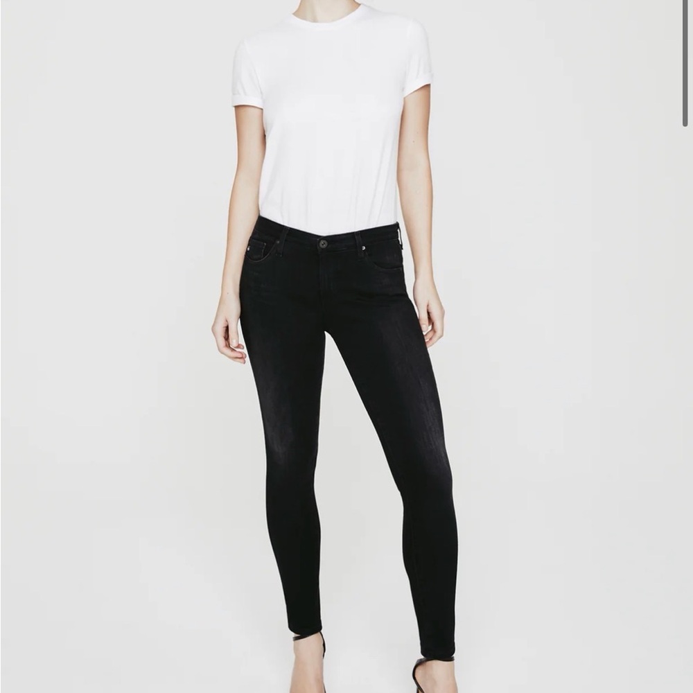 AG Adriano Goldschmied Black Skinny Jeans